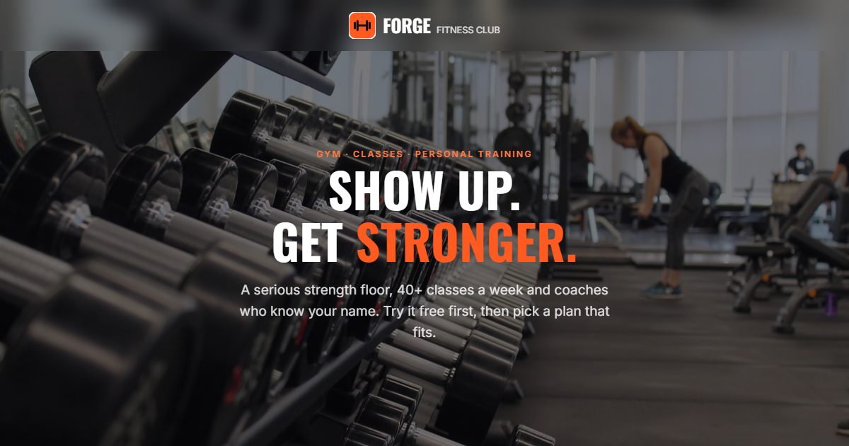 Forge Fitness gym
