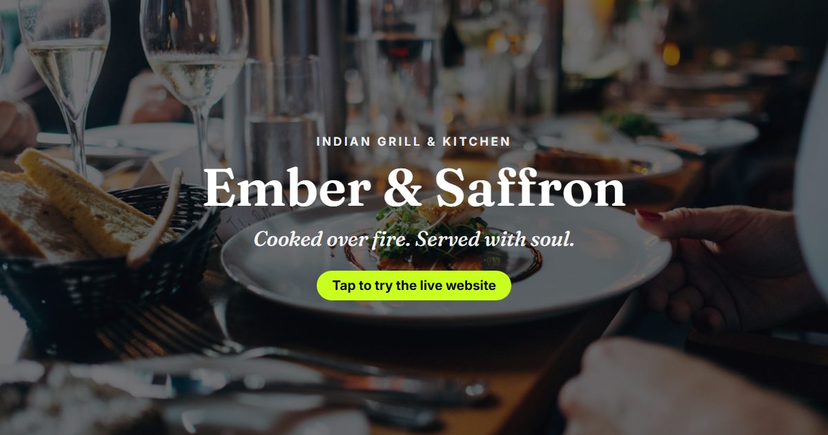 Ember & Saffron restaurant